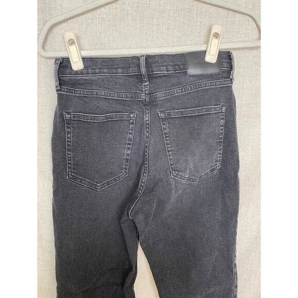 Everlane Black High Rise Authentic Stretch Skinny Exposed Buttons Jeans Size 29 - Picture 8 of 14